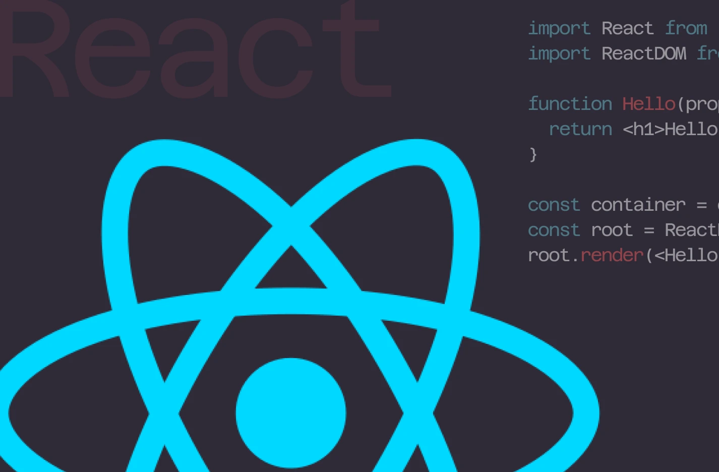 React